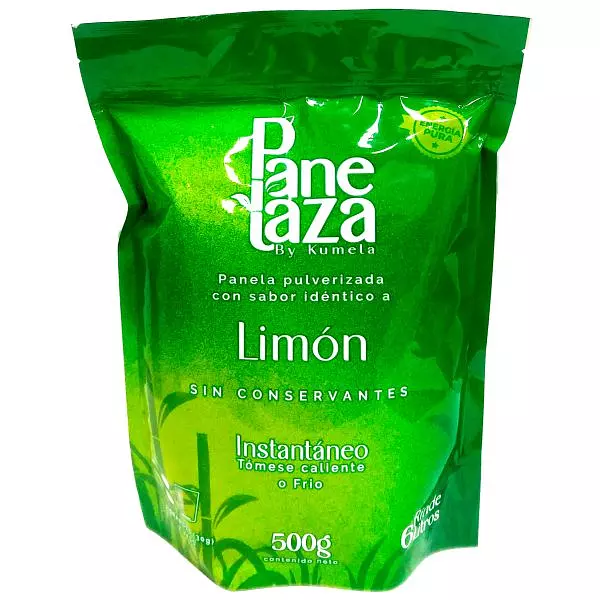 Panela Pulverizada Instantánea Panelaza Limón X 500gr