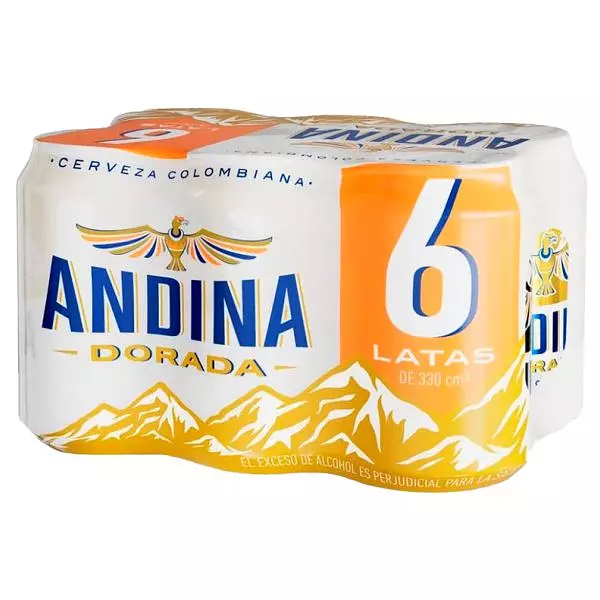 Cerveza Andia Dorada X 330ml 6 Unidades