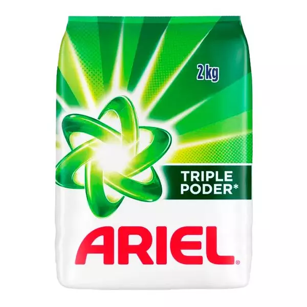 Detergente Ariel Triple Poder X 2 Kg