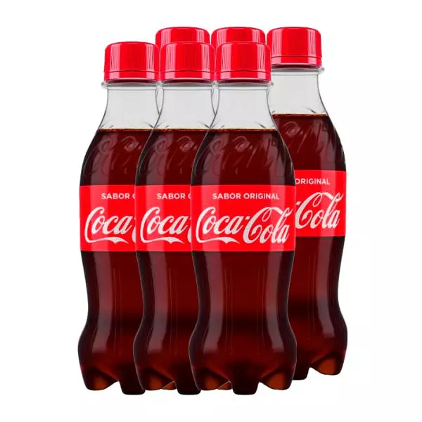 Gaseosa Coca Cola Sabor Original X 250ml 6 Unidades