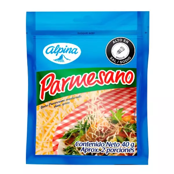 Queso Parmesano Alpina X 40gr