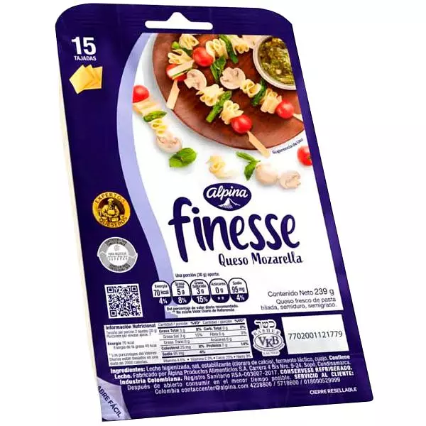 Queso Alpina Fitnesse X 239gr