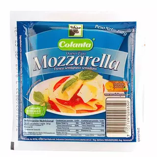 Queso Mozzarella Colanta Bloque X 250g