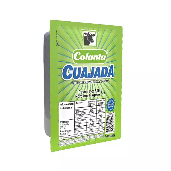 Queso Cuajada Colanta X 500gr