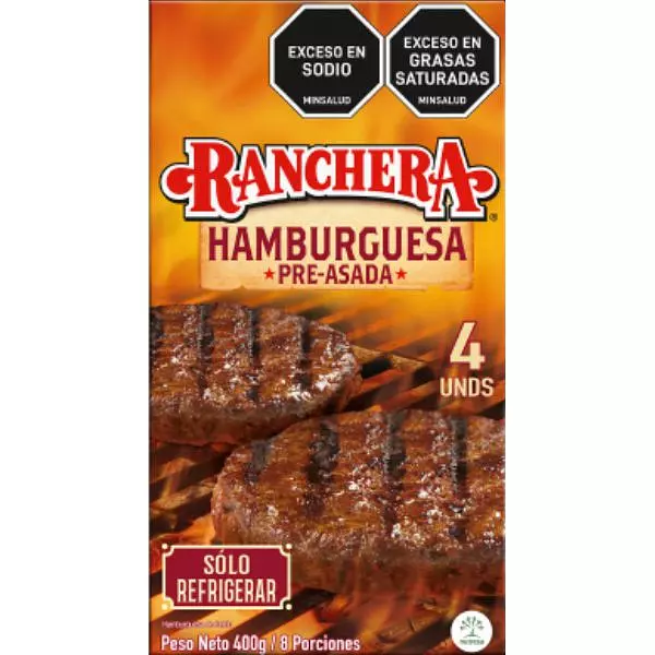 Hamburguesa Ranchera X 400gr