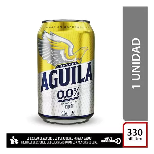 Cerveza Águila Cero X 330ml