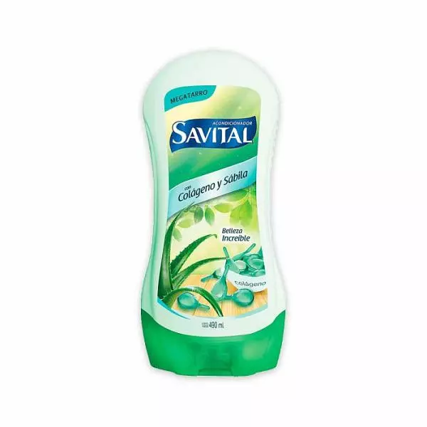 Acondicionador Savital Con Colágeno Y Sábila X 490ml