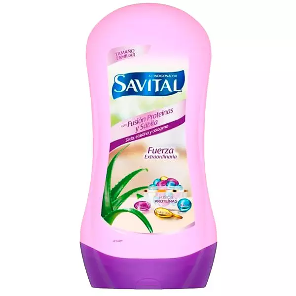 Acondicionador Savital Con Fusión Proteinas Y Sábila X 490ml