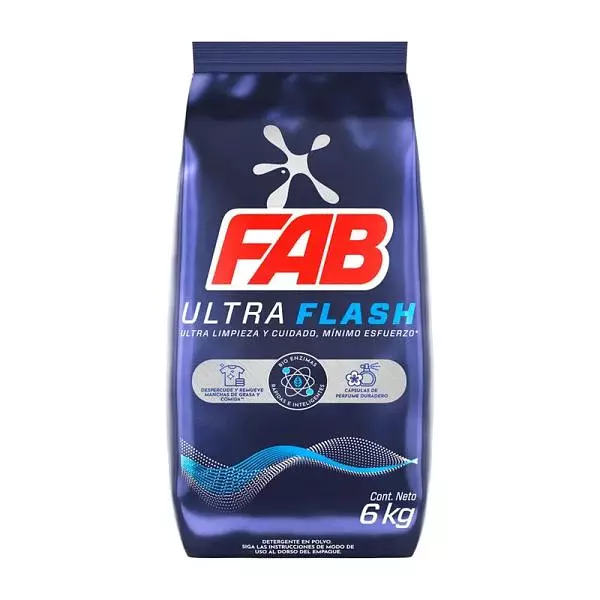 Detergente Fab Ultra X 6 Kg