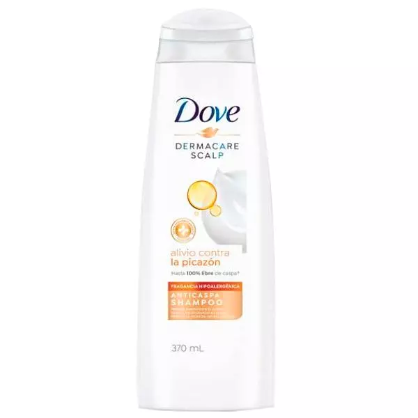 Shampoo Dove Anticaspa Alivio Contra La Picazón X 370ml