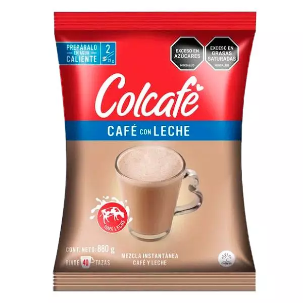 Café Colcafe Con Leche X 880gr