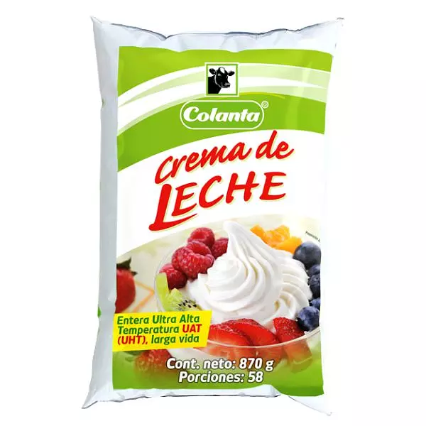 Crema De Leche Colanta X 870gr