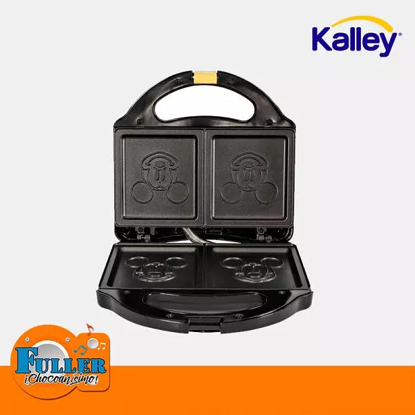 Sanduchera Kalley Disney Negra