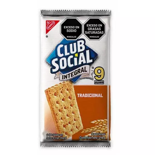 Galleta Club Social Integral 9 Pqts