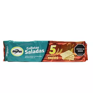 Galleta Unidos Saladas 5 Tacos
