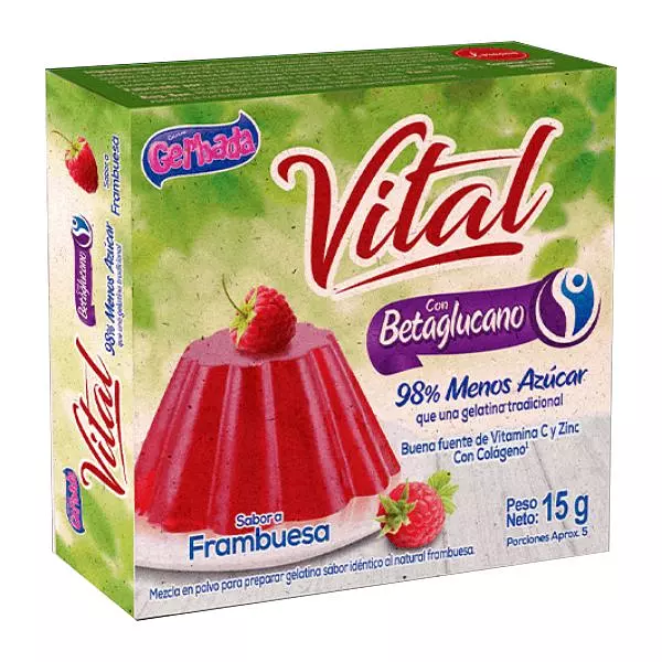 Gelatina Gel'Hada Vital X 12gr 3 Unidades