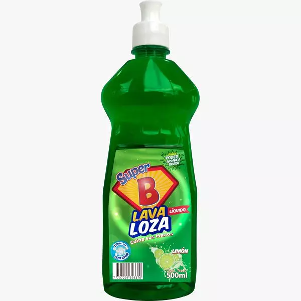 Lavaplatos Liquido Super B Limón X 500ml