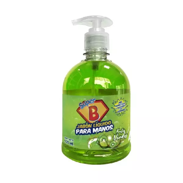 Jabón Liquido Super B Frutos Verdes X 500ml