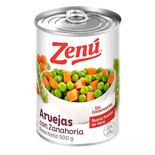 Arveja Con Zanahoria Zenú X 300gr
