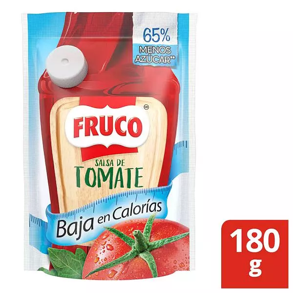 Salsa De Tomate Fruco Baja En Calorías X 180gr