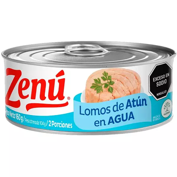 Atún Zenú Lomos En Agua X 160g