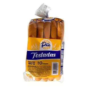 Tostada Paris Pan X 10 Unidades