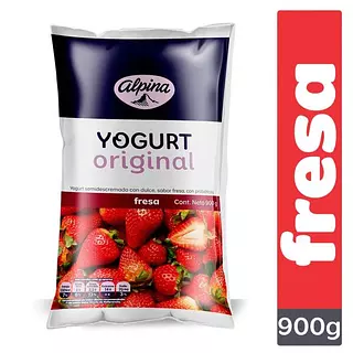 Yogurt Alpina Original Fresa X 900gr