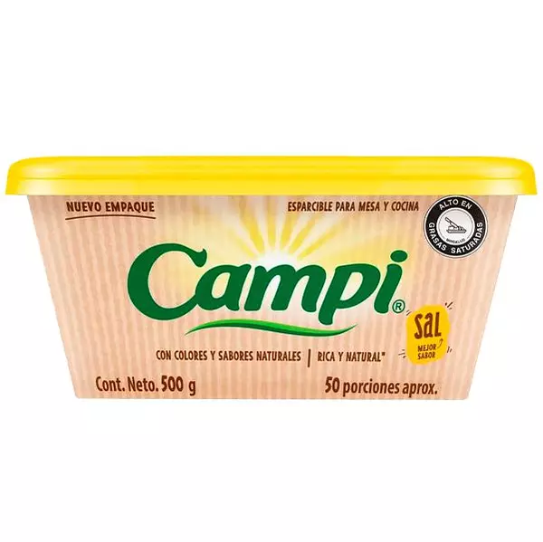 Margarina Campi Con Sal X 500gr