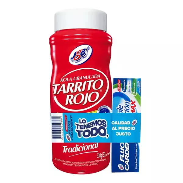 Kola Granulada Tarrito Rojo Jgb Tradicional X 330g + Crema