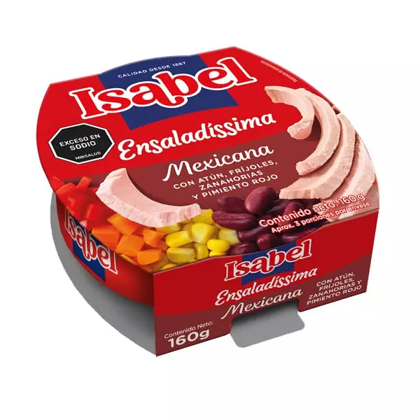 Ensalada Isabel Mexicana Con Atún X 160gr