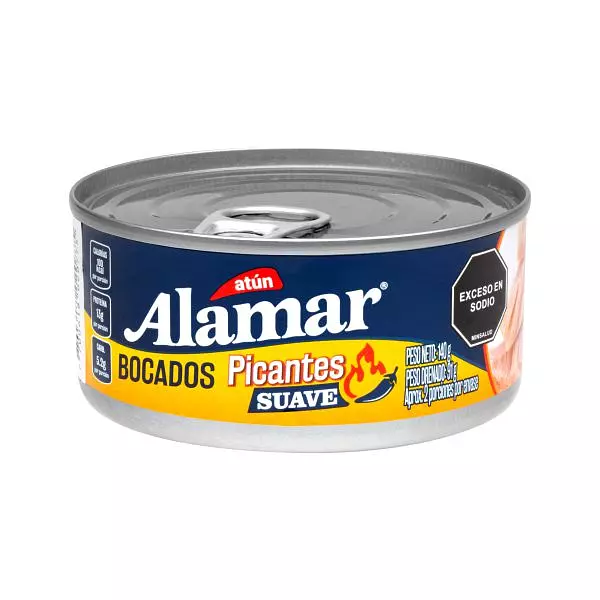 Atún Alamar Bocados Picantes Suave X 140gr