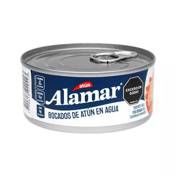 Atún Alamar Bocados En Agua X 140gr