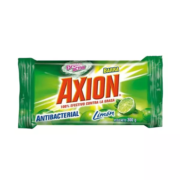 Lavaplatos Axion Limón Barra X 300gr