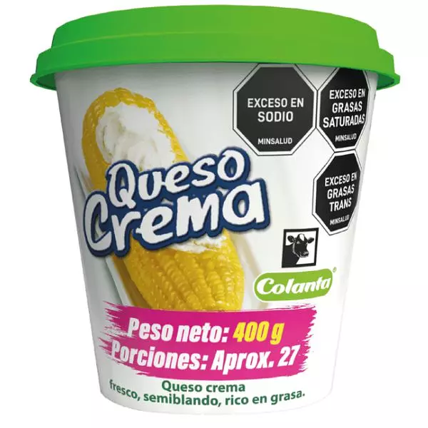 Queso Crema Colanta X 400gr