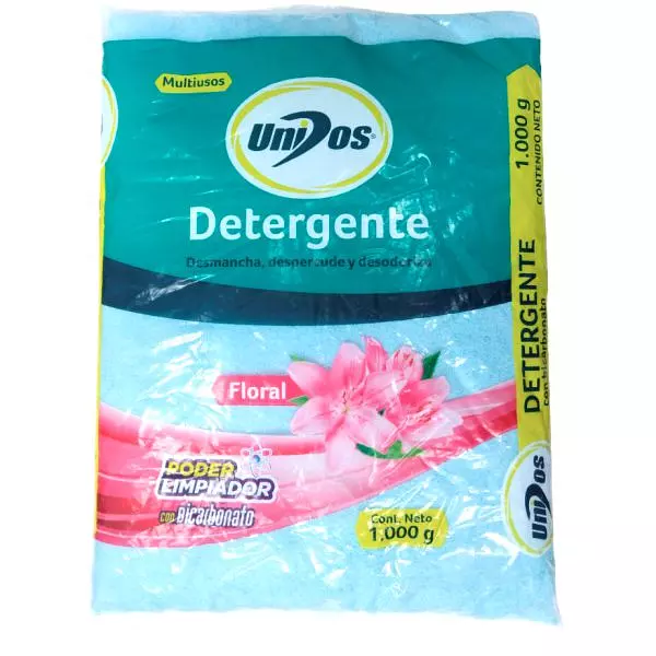 Detergente Unidos Floral Con Bicarbonato X 1000gr