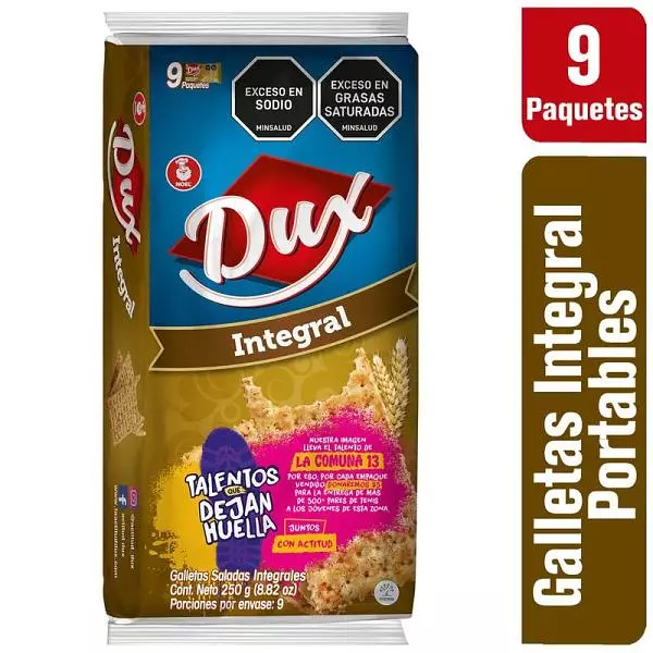 Galletas Dux Integral X 9 Paquetes 250gr