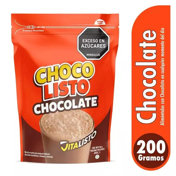 Modificador De Leche Chocolisto Chocolate 200 Gr