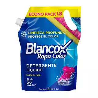 Detergente Liquido Blancox Ropa Color X 1800ml