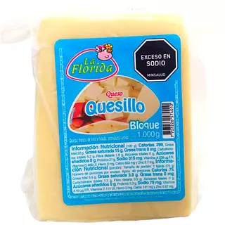Quesillo La Florida Bloque X 1000gr