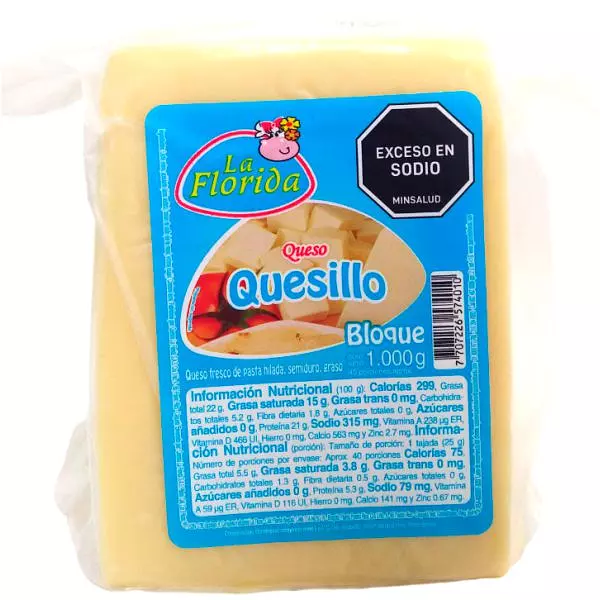 Quesillo La Florida Bloque X 1000gr