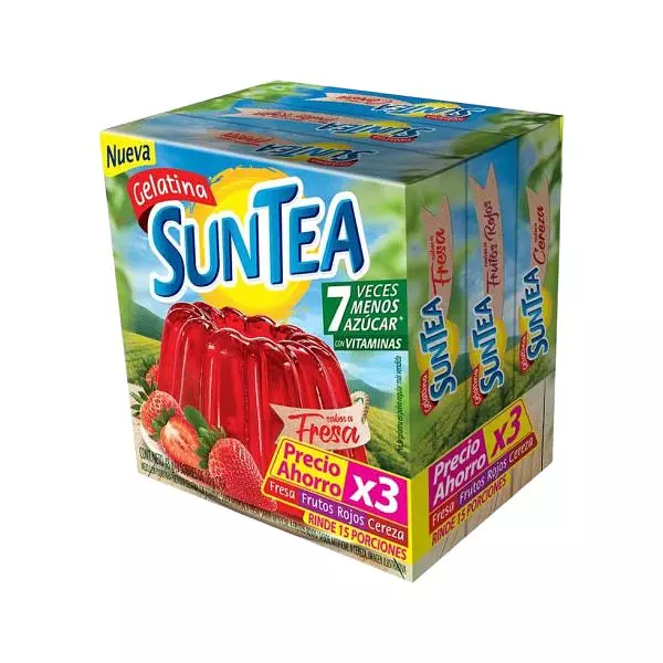 Gelatina Suntea X 16gr 3 Unidades