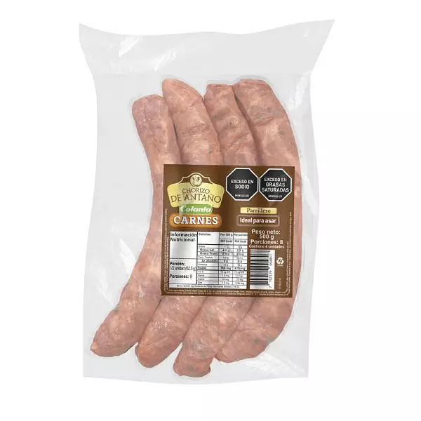 Chorizo De Antaño Colanta X 500gr