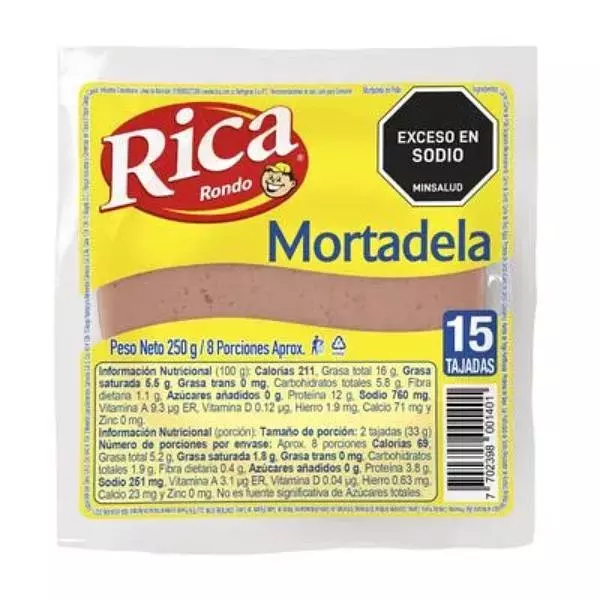 Mortadela Rica X 250g