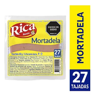 Mortadela Rica X 450g