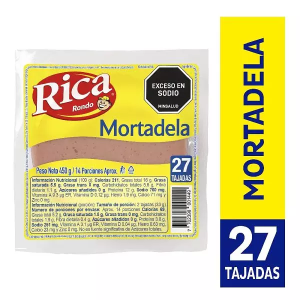 Mortadela Rica X 450g