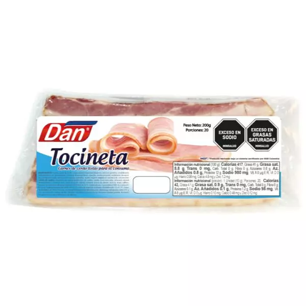 Tocineta Dan X 200g