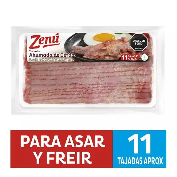 Tocineta Ahumada Cerdo Zenú 200gr