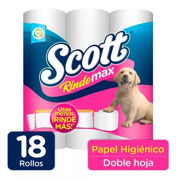 Papel Higiénico Scott Rinde Max X 18 Unidades