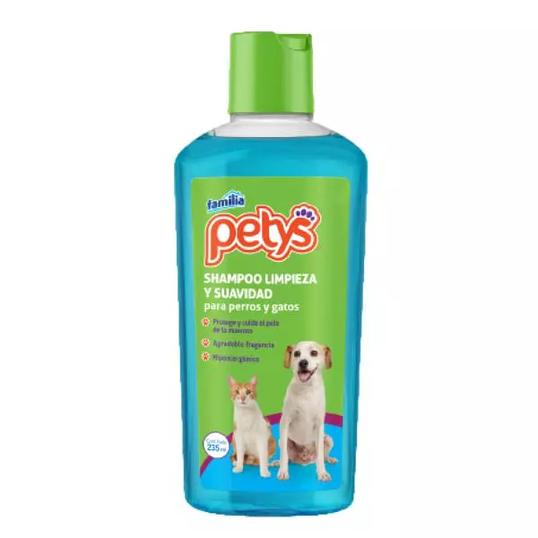 Shampoo Petys Limpieza Y Suavidad X 235ml