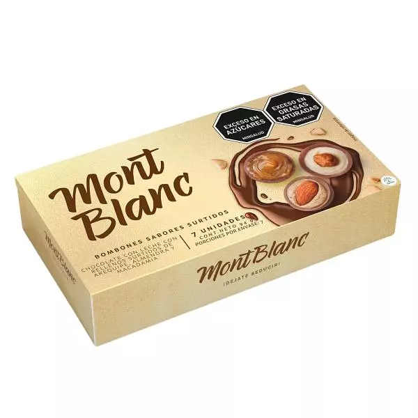 Chocolates Mont Blanc Sabores Surtidos 7 Unidades